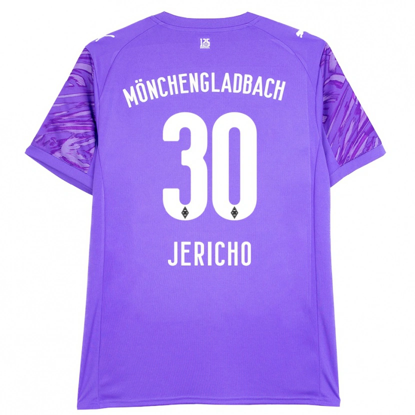 Danxen Kinderen Aidan Jericho #30 Lila Wit Keepersshirt 2025/26 T-Shirt België