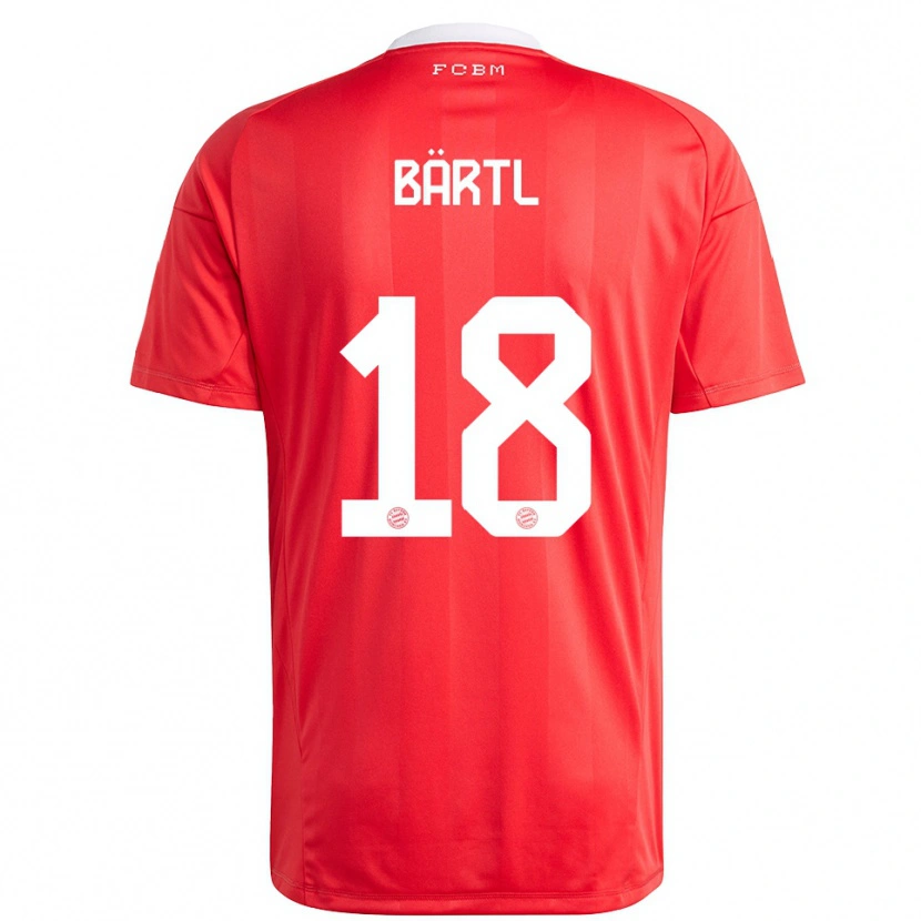 Danxen Kinderen Jannis Bärtl #18 Rood Wit Keepersshirt 2025/26 T-Shirt België