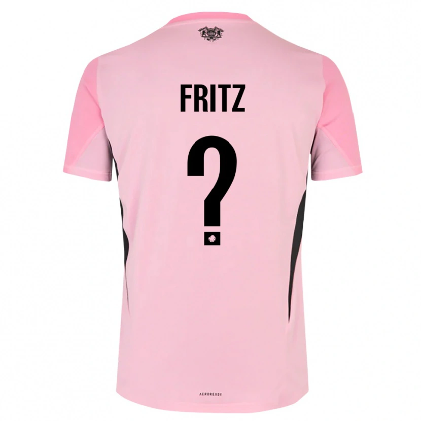 Danxen Kinderen Gustav Fritz #0 Roze Zwart Keepersshirt 2025/26 T-Shirt België