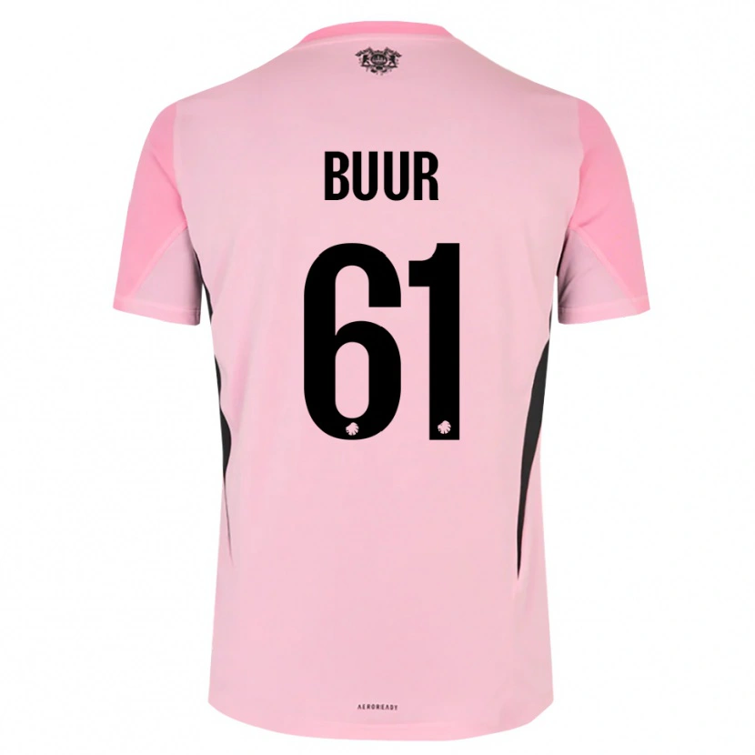 Danxen Kinderen Oscar Buur #61 Roze Zwart Keepersshirt 2025/26 T-Shirt België