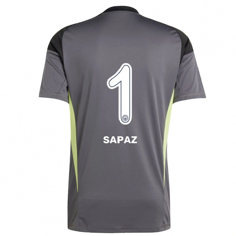 Danxen Kinderen Kuzey Sapaz #1 Dim Grijs Zwart Keepersshirt 2025/26 T-Shirt België
