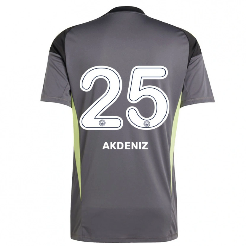 Danxen Kinderen Zeynep Akdeniz #25 Dim Grijs Zwart Keepersshirt 2025/26 T-Shirt België
