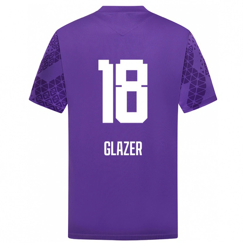 Danxen Kinderen Omri Glazer #18 Indigo Wit Keepersshirt 2025/26 T-Shirt België