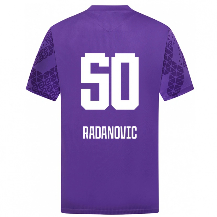 Danxen Kinderen Savo Radanovic #50 Indigo Wit Keepersshirt 2025/26 T-Shirt België