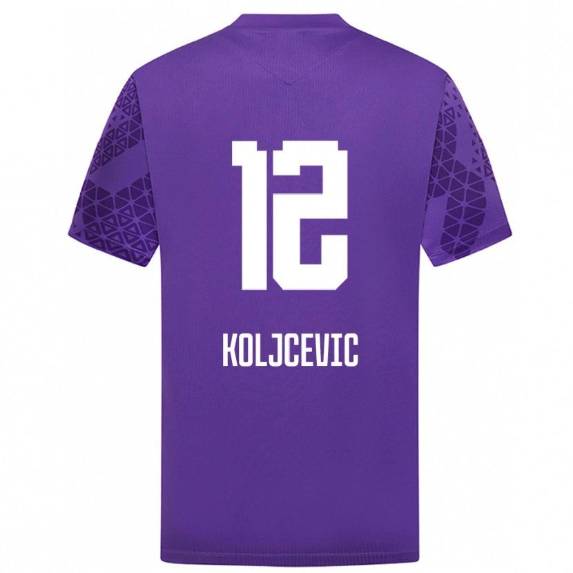 Danxen Kinderen Danilo Koljcevic #12 Indigo Wit Keepersshirt 2025/26 T-Shirt België