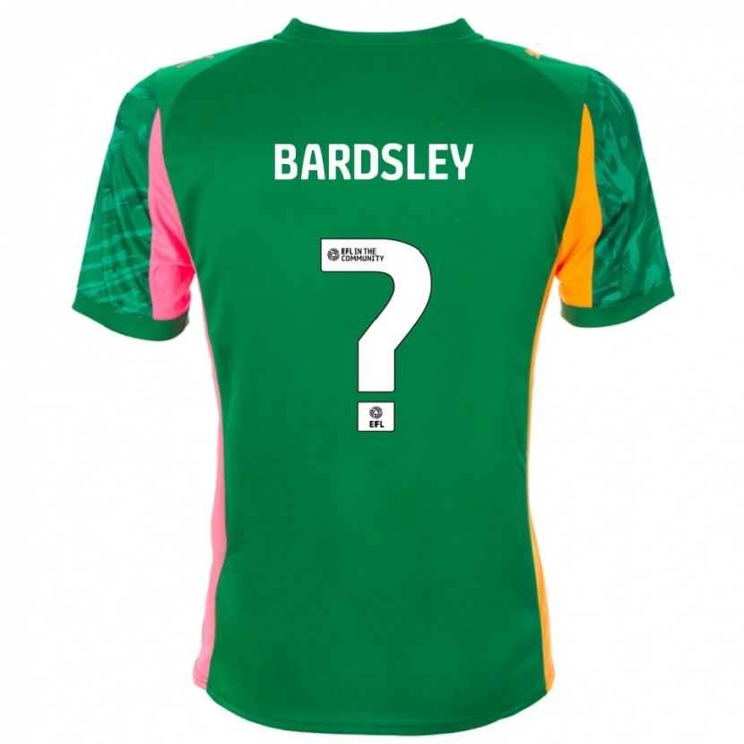 Danxen Heren Harvey Bardsley #0 Groen Oranje Keepersshirt 2025/26 T-Shirt België