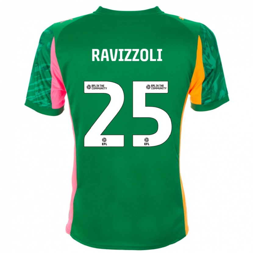 Danxen Heren Franco Ravizzoli #25 Groen Oranje Keepersshirt 2025/26 T-Shirt België