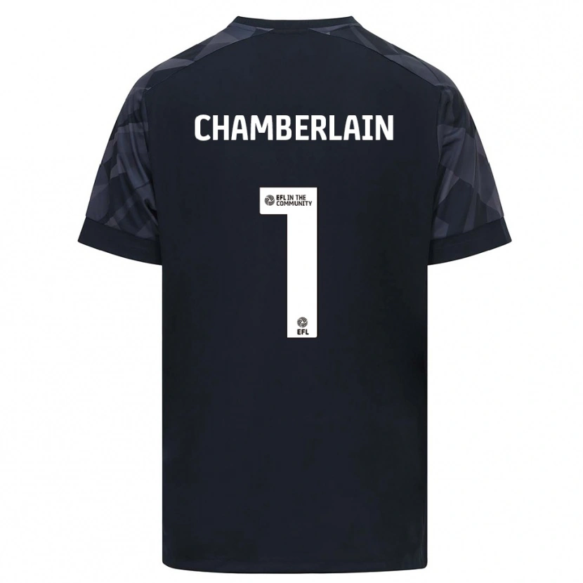 Danxen Heren Ceryn Chamberlain #1 Zwart Wit Keepersshirt 2025/26 T-Shirt België