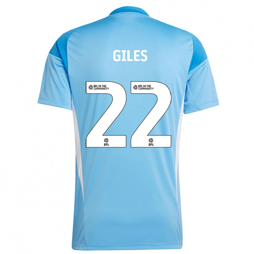 Danxen Heren Olivia Giles #22 Hemelsblauw Keepersshirt 2025/26 T-Shirt België