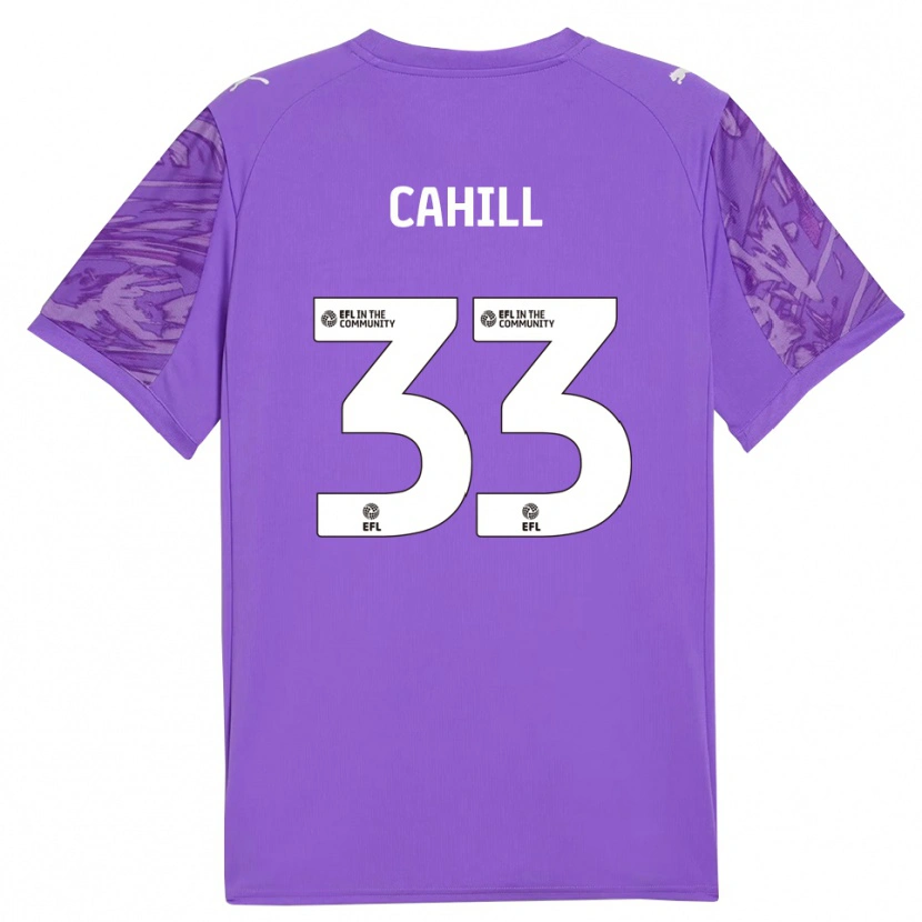 Danxen Heren Killian Cahill #33 Donkerpaars Keepersshirt 2025/26 T-Shirt België