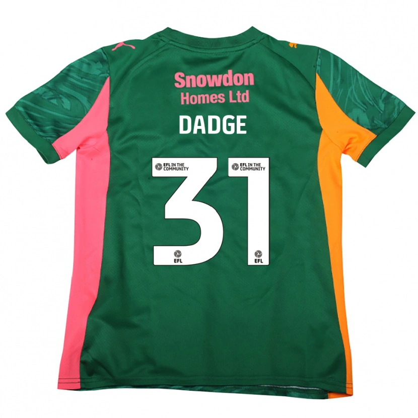 Danxen Heren James Dadge #31 Donkergroen Roze Keepersshirt 2025/26 T-Shirt België