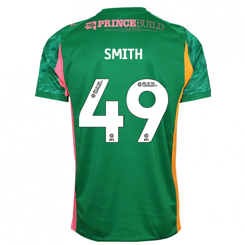 Danxen Heren Bastian Smith #49 Groen Roze Keepersshirt 2025/26 T-Shirt België