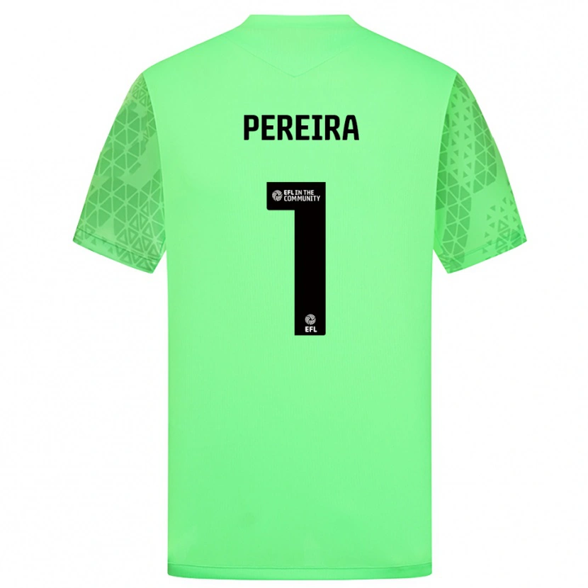 Danxen Heren Joel Pereira #1 Lichtgroen Keepersshirt 2025/26 T-Shirt België