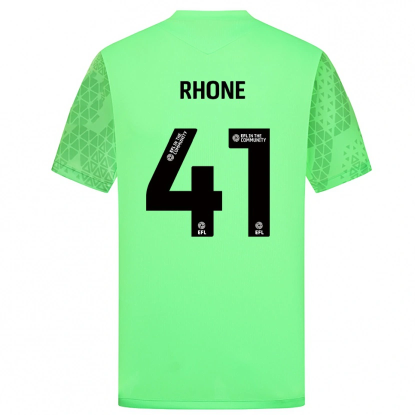 Danxen Heren Harrison Rhone #41 Lichtgroen Keepersshirt 2025/26 T-Shirt België