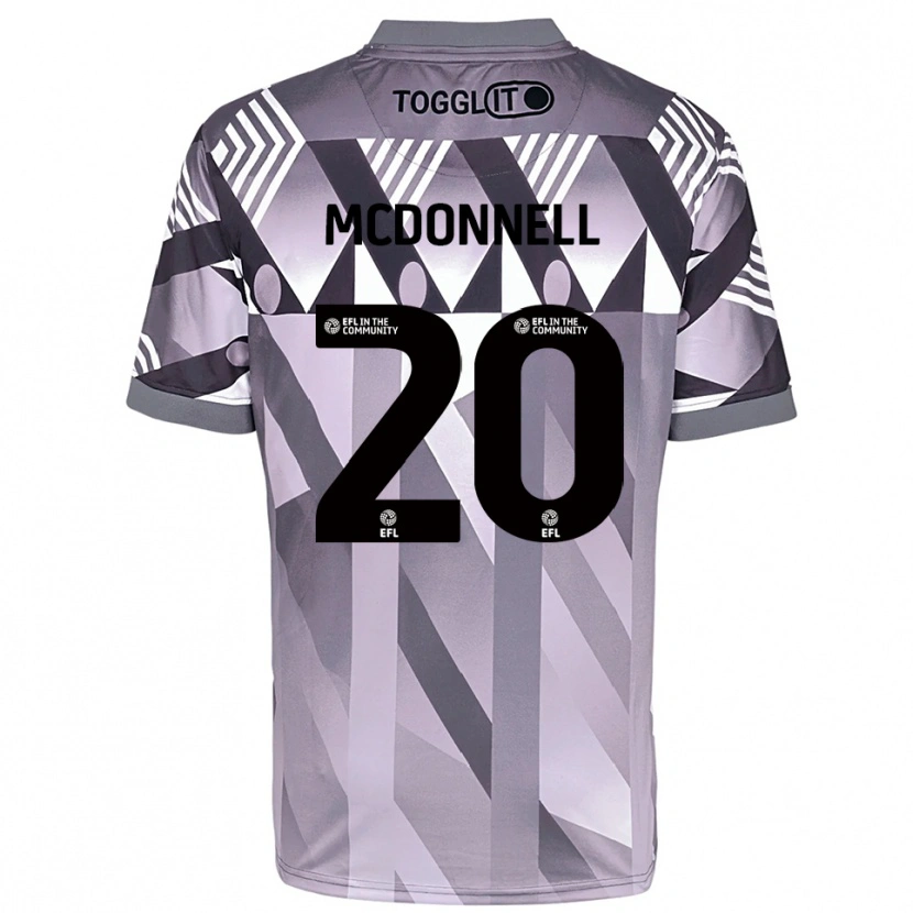 Danxen Heren Joe McDonnell #20 Lichtgrijs Keepersshirt 2025/26 T-Shirt België
