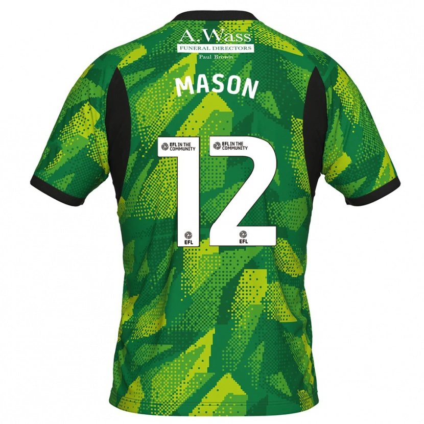 Danxen Heren Owen Mason #12 Groen Zwart Keepersshirt 2025/26 T-Shirt België