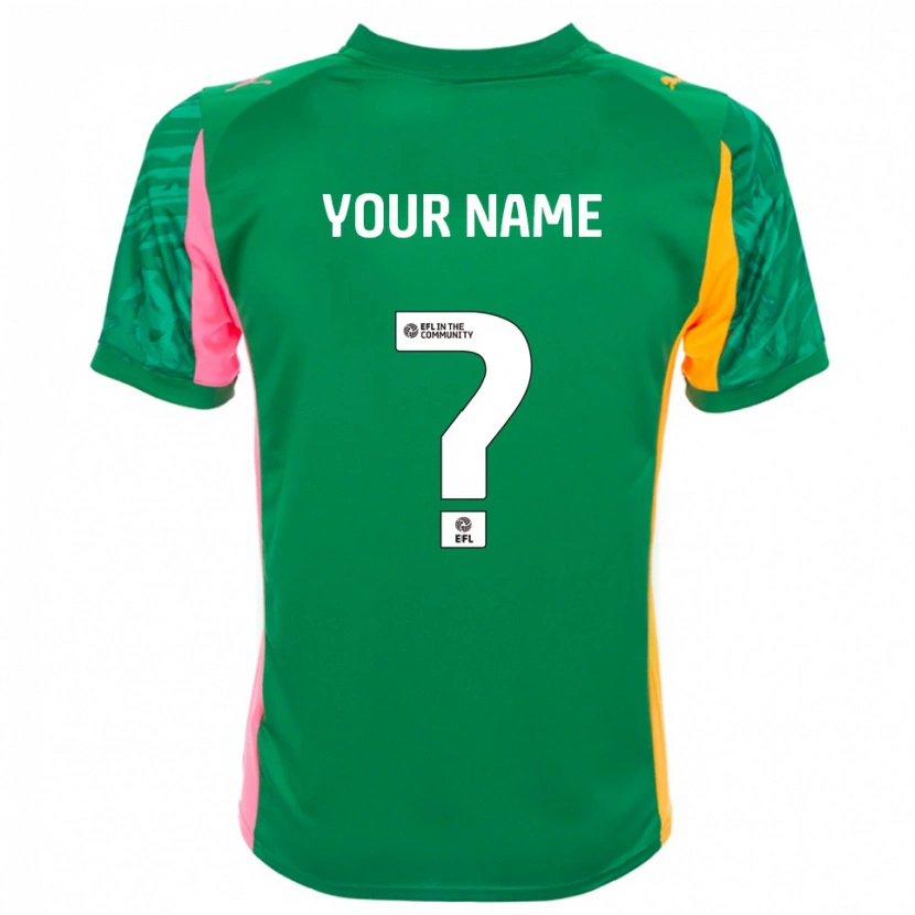 Danxen Heren Stockport County Groen Roze Wit Keepersshirt 2025/26 T-Shirt België