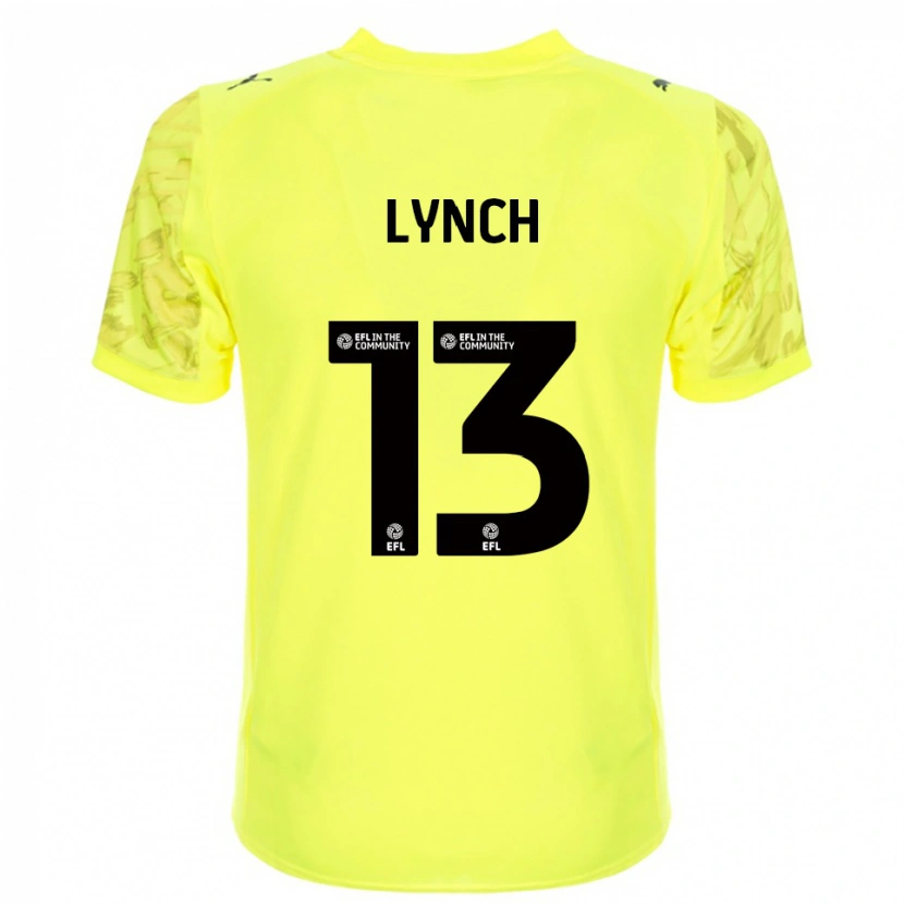 Danxen Heren Jay Lynch #13 Geel Zwart Keepersshirt 2025/26 T-Shirt België
