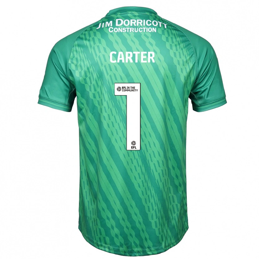 Danxen Heren Phoebe Carter #1 Groen Turquoise Keepersshirt 2025/26 T-Shirt België