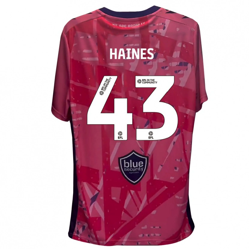 Danxen Heren Harry Haines #43 Roze Wit Keepersshirt 2025/26 T-Shirt België