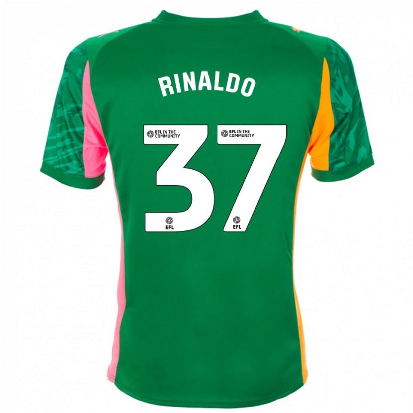 Danxen Heren Ashton Rinaldo #37 Groen Roze Oranje Keepersshirt 2025/26 T-Shirt België