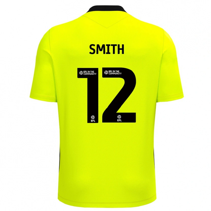 Danxen Heren Tom Smith #12 Geel Zwart Keepersshirt 2025/26 T-Shirt België