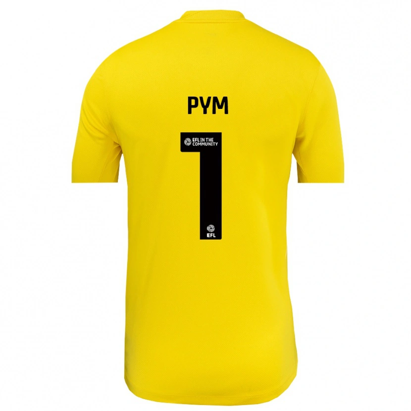 Danxen Heren Christy Pym #1 Geel Zwart Keepersshirt 2025/26 T-Shirt België