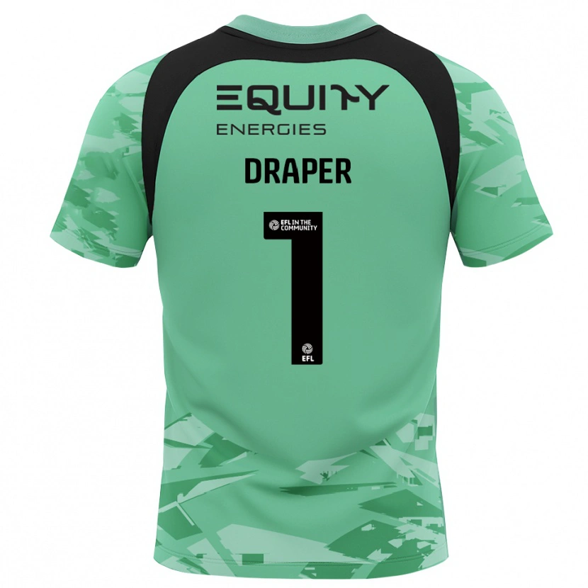 Danxen Heren Anna Draper #1 Lichtgroen Glack Keepersshirt 2025/26 T-Shirt België