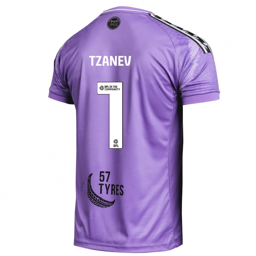 Danxen Heren Nik Tzanev #1 Lichtpaars Keepersshirt 2025/26 T-Shirt België