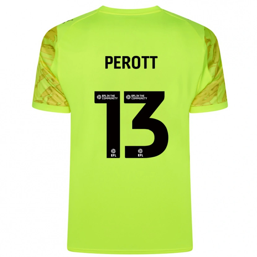 Danxen Heren Milai Perott #13 Fluorescerend Groen Keepersshirt 2025/26 T-Shirt België