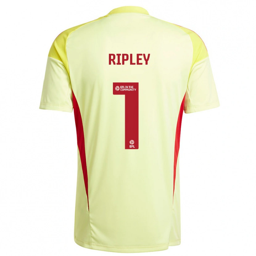 Danxen Heren Connor Ripley #1 Lichtgeel Keepersshirt 2025/26 T-Shirt België