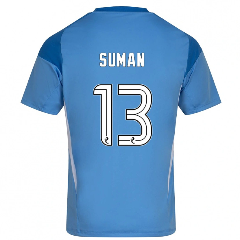 Danxen Heren Nick Suman #13 Blauw Wit Keepersshirt 2025/26 T-Shirt België