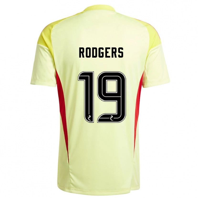 Danxen Heren Lisa Rodgers #19 Geel Rood Keepersshirt 2025/26 T-Shirt België
