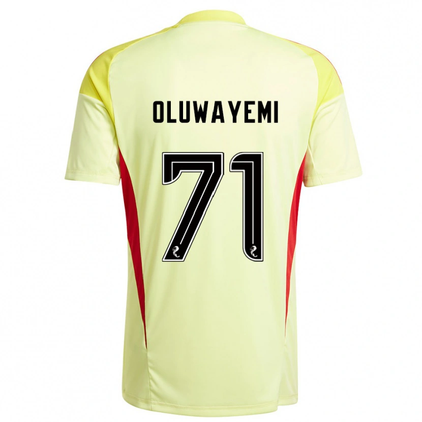 Danxen Heren Tobi Oluwayemi #71 Geel Rood Keepersshirt 2025/26 T-Shirt België