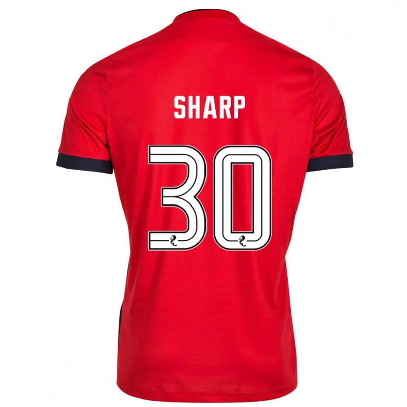 Danxen Heren Harry Sharp #30 Rood Wit Keepersshirt 2025/26 T-Shirt België