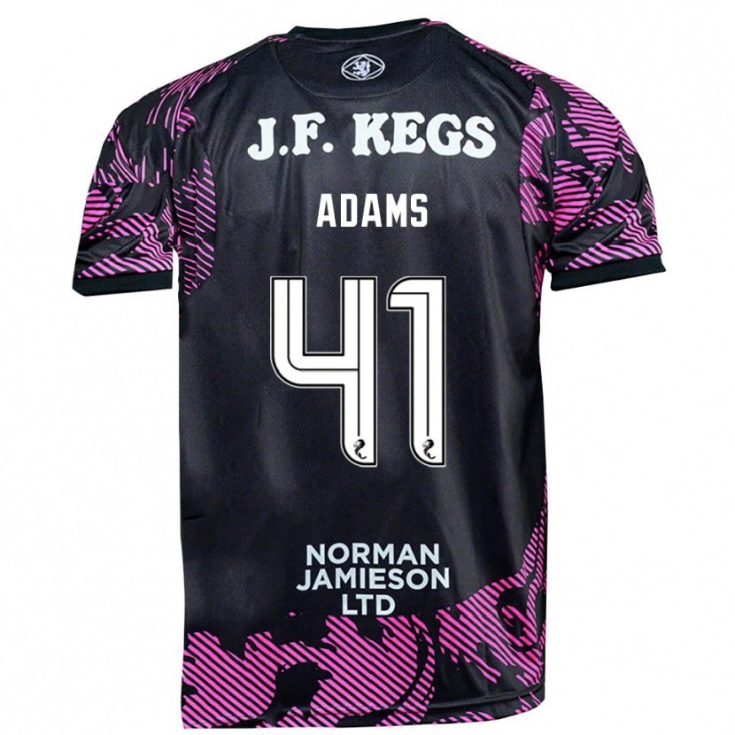 Danxen Heren Ruairidh Adams #41 Roze Zwart Keepersshirt 2025/26 T-Shirt België