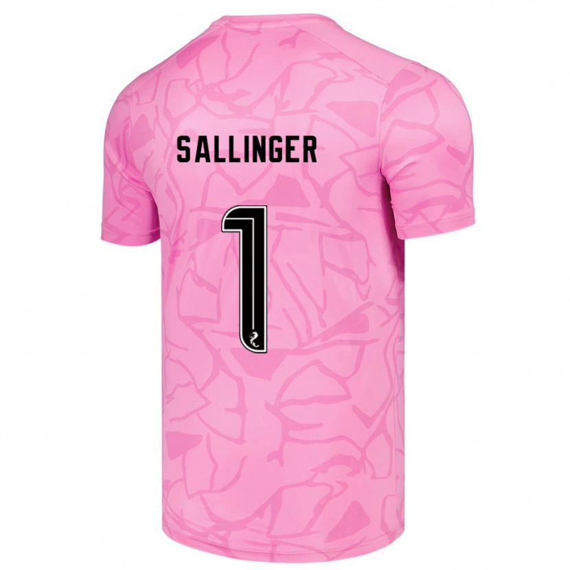 Danxen Heren Raphael Sallinger #1 Roze Zwart Keepersshirt 2025/26 T-Shirt België