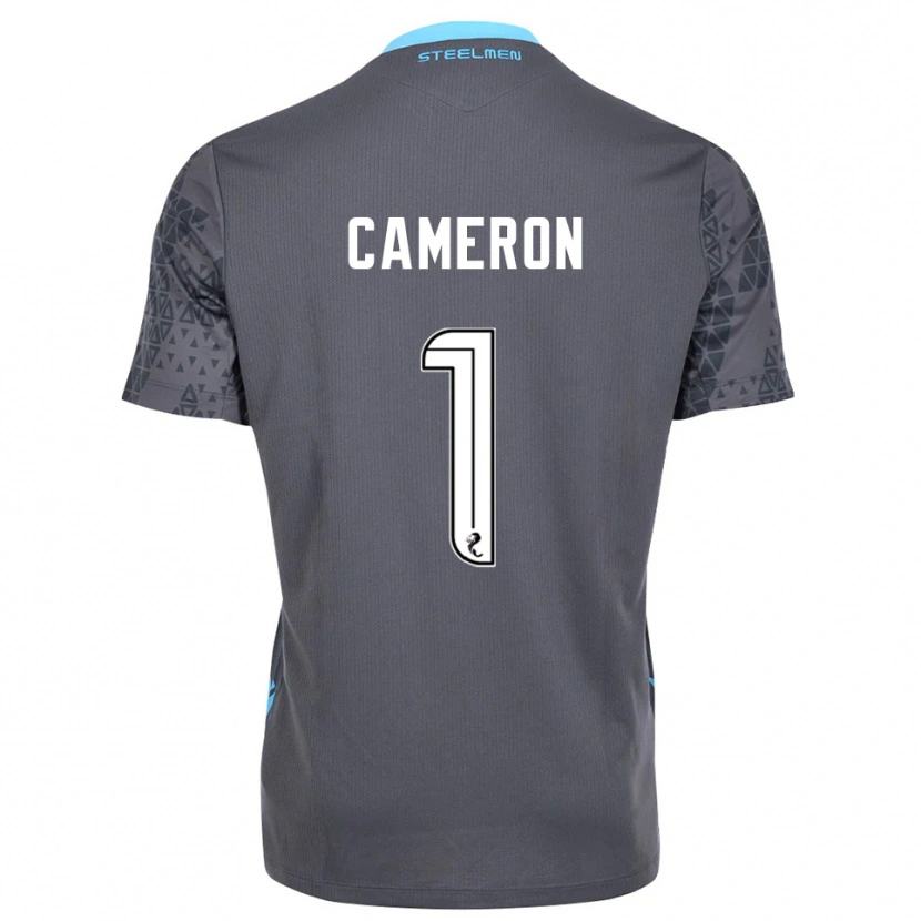 Danxen Heren Rebecca Cameron #1 Grijs Wit Keepersshirt 2025/26 T-Shirt België