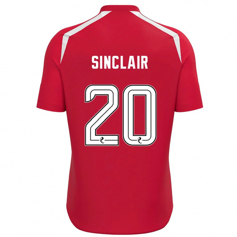 Danxen Heren Ross Sinclair #20 Rood Wit Keepersshirt 2025/26 T-Shirt België