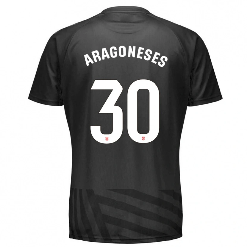 Danxen Heren Sergio Aragoneses #30 Grijs Zwart Keepersshirt 2025/26 T-Shirt België
