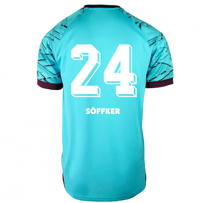 Danxen Heren Alessia Söffker #24 Hemelsblauw Paars Keepersshirt 2025/26 T-Shirt België