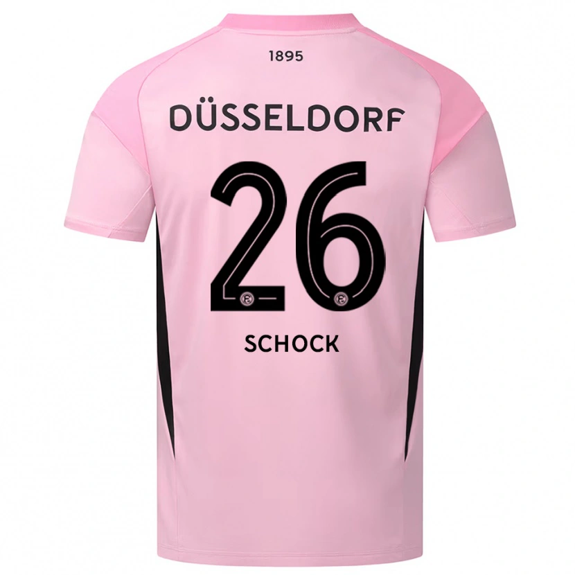 Danxen Heren Florian Schock #26 Roze Zwart Keepersshirt 2025/26 T-Shirt België
