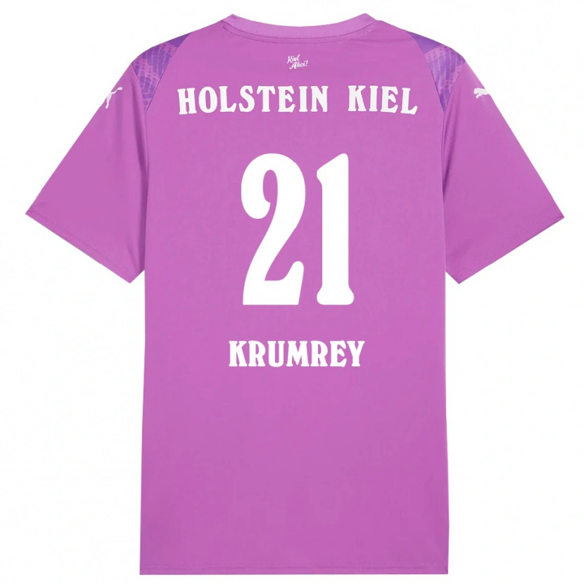 Danxen Heren Jonas Krumrey #21 Paars Wit Keepersshirt 2025/26 T-Shirt België