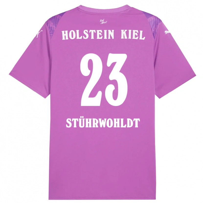 Danxen Heren Timon Stührwohldt #23 Paars Wit Keepersshirt 2025/26 T-Shirt België