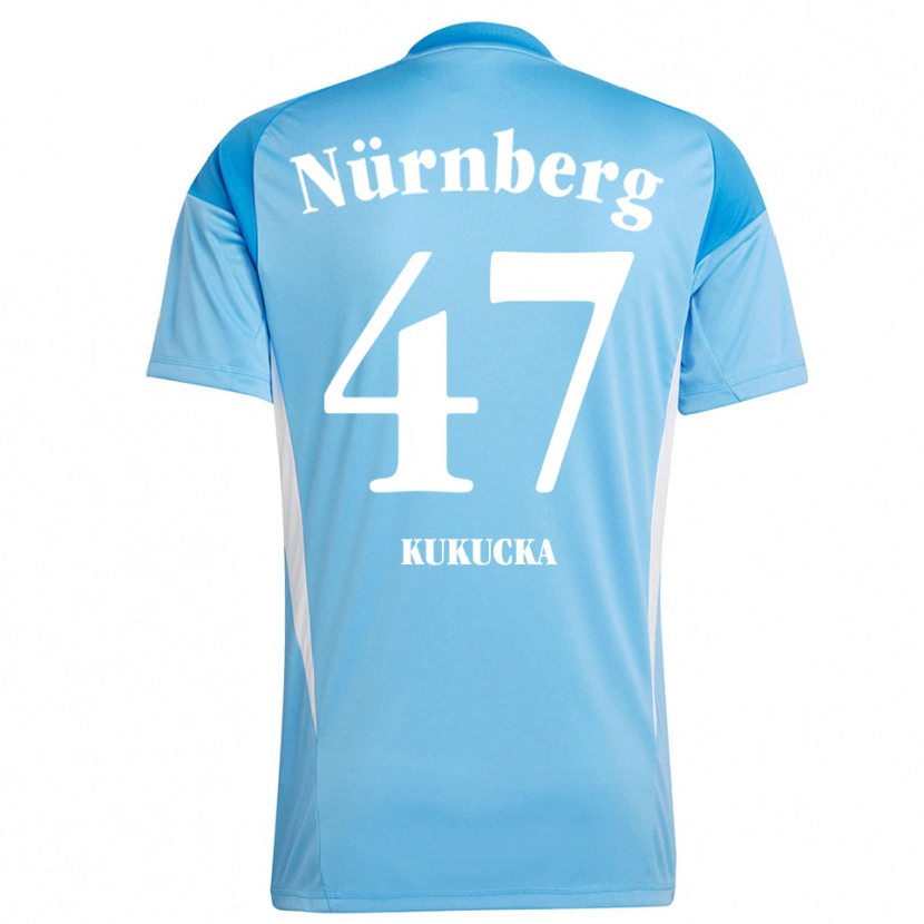 Danxen Heren Michal Kukucka #47 Hemelsblauw Wit Keepersshirt 2025/26 T-Shirt België