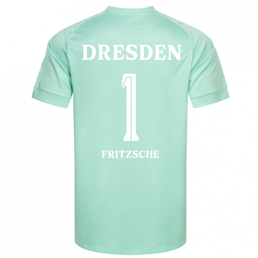 Danxen Heren Maximus Fritzsche #1 Licht Groen Wit Keepersshirt 2025/26 T-Shirt België