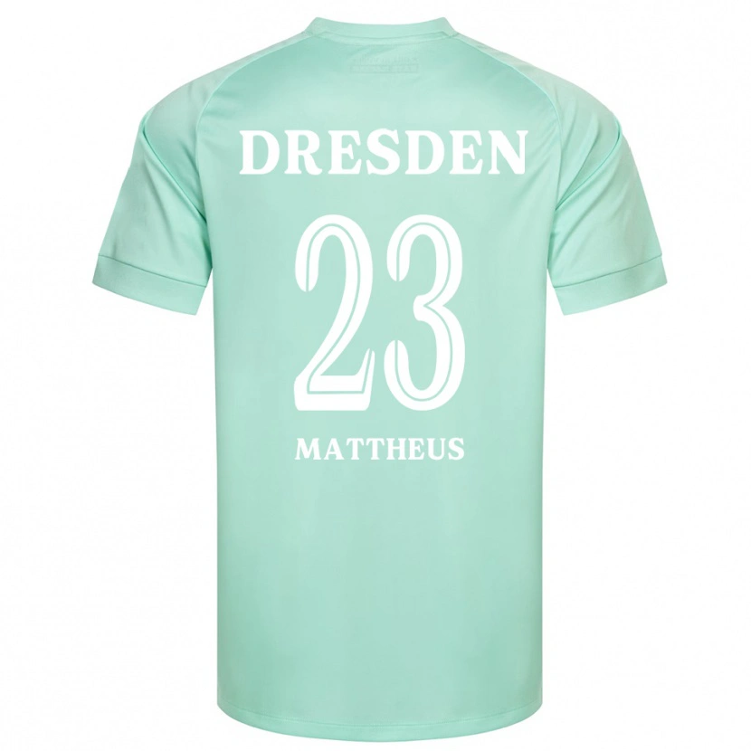 Danxen Heren Paul Mattheus #23 Licht Groen Wit Keepersshirt 2025/26 T-Shirt België