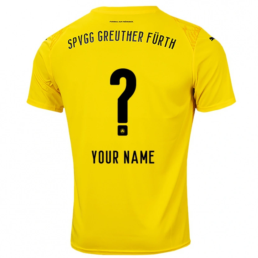 Danxen Heren SpVgg Greuther Fürth Geel Zwart Keepersshirt 2025/26 T-Shirt België