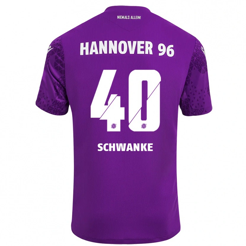 Danxen Heren Jonas Schwanke #40 Paars Wit Keepersshirt 2025/26 T-Shirt België