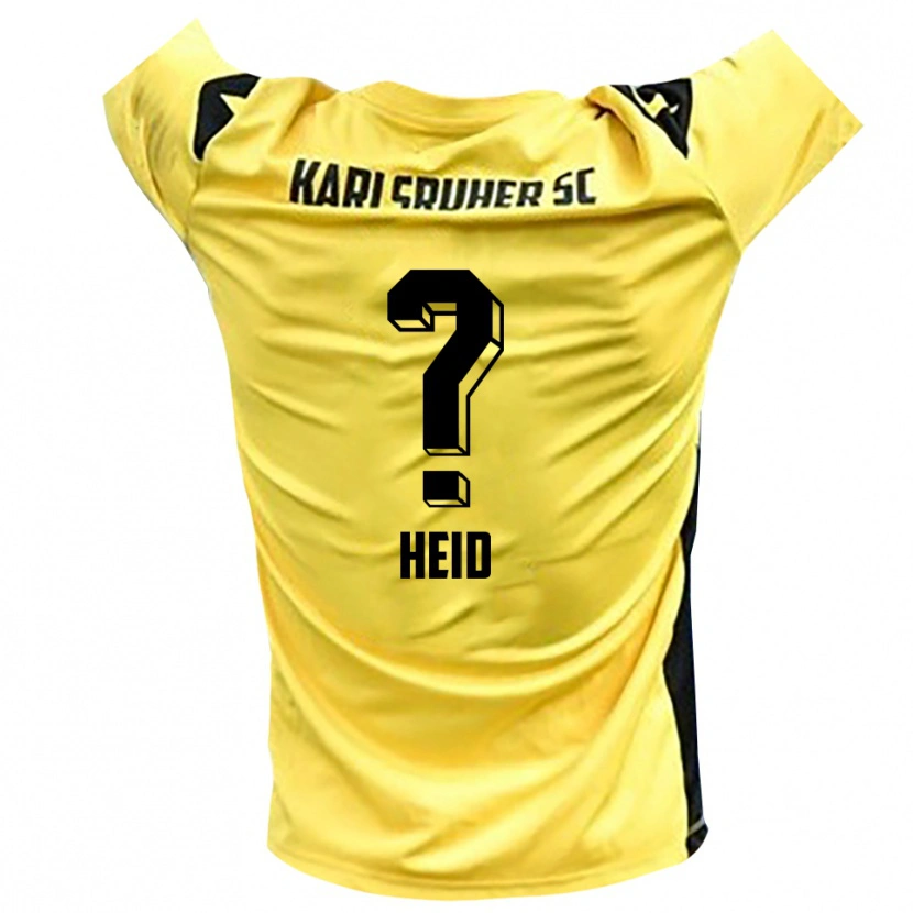Danxen Heren Gabriela Heid #0 Geel Zwart Keepersshirt 2025/26 T-Shirt België